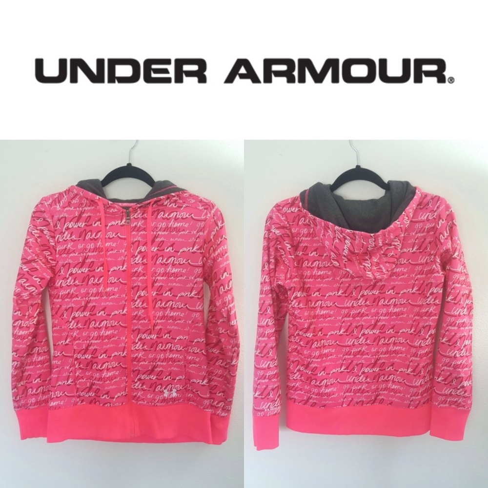Under Armour Storm Breast Cancer Zip Front Hoodie